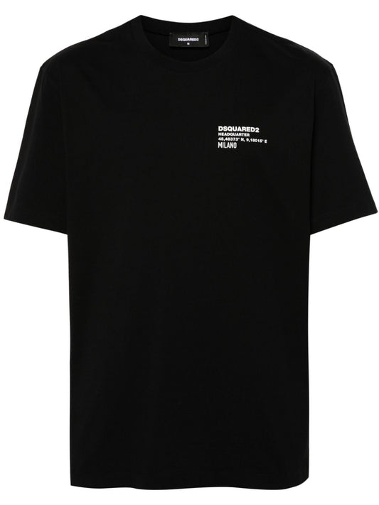 Dsquared2 T-shirts and Polos Black