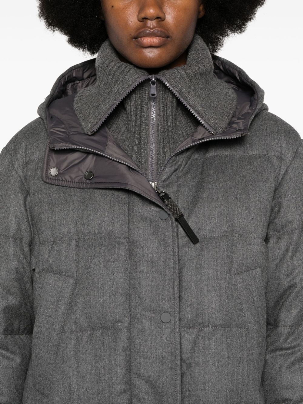 Brunello Cucinelli Coats Grey