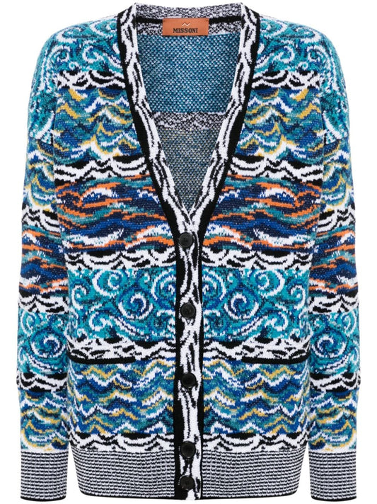 Missoni Sweaters Clear Blue