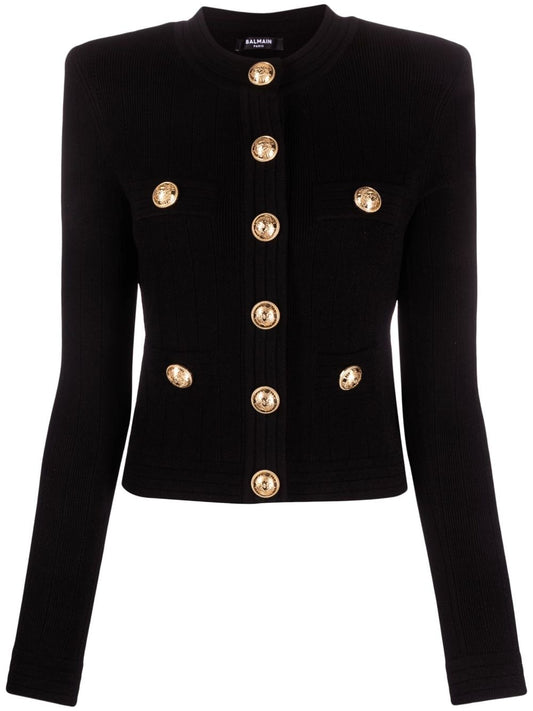 Balmain Sweaters Black