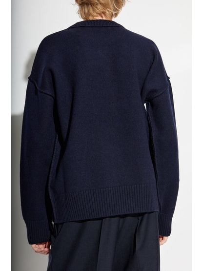 Ami Paris Sweaters Blue