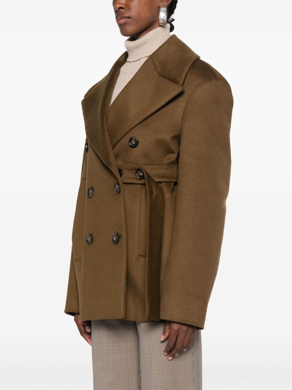 SportMax  Coats Brown