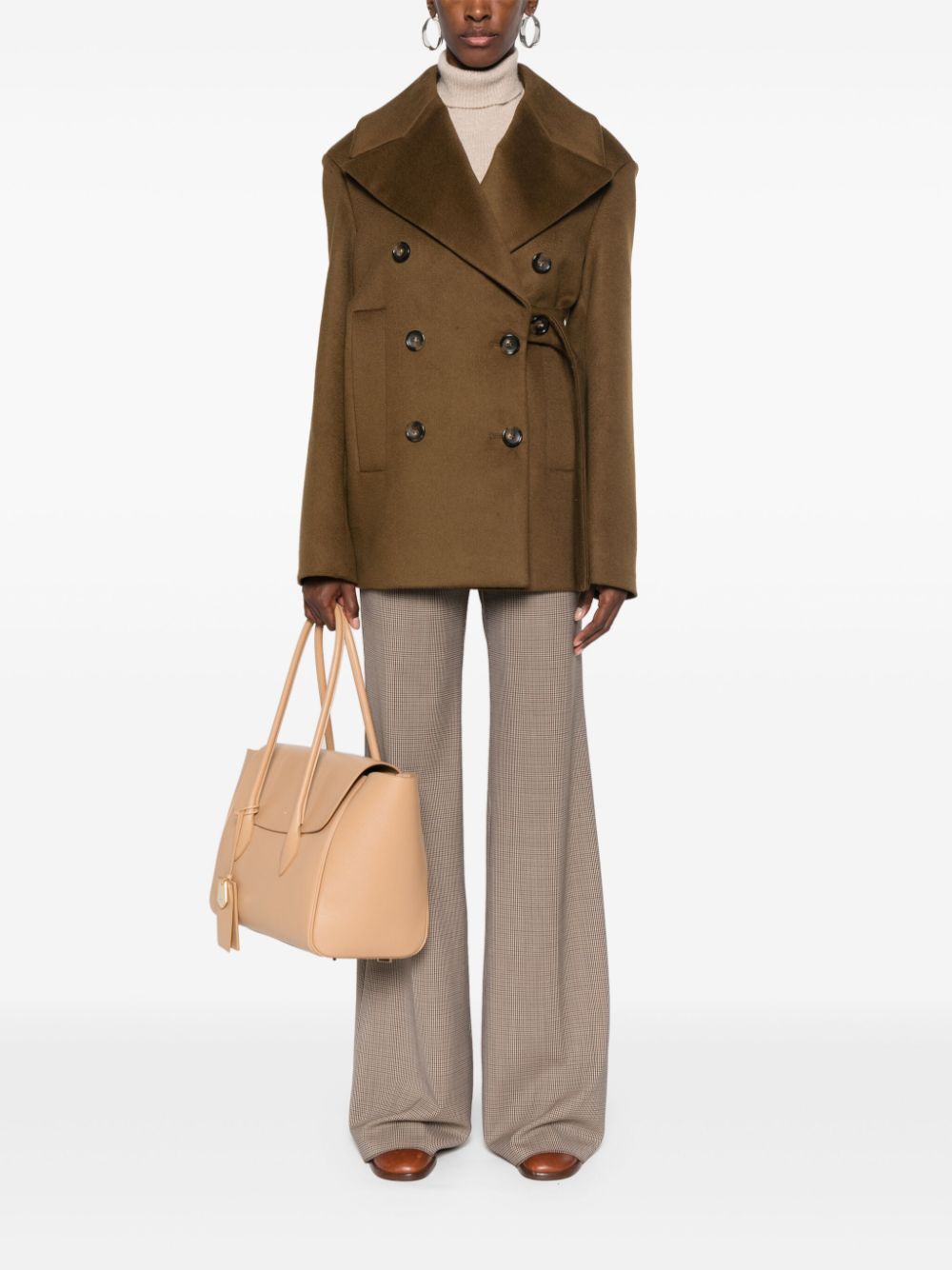 SportMax  Coats Brown