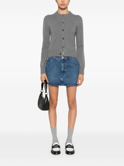 Ami Paris Sweaters Grey