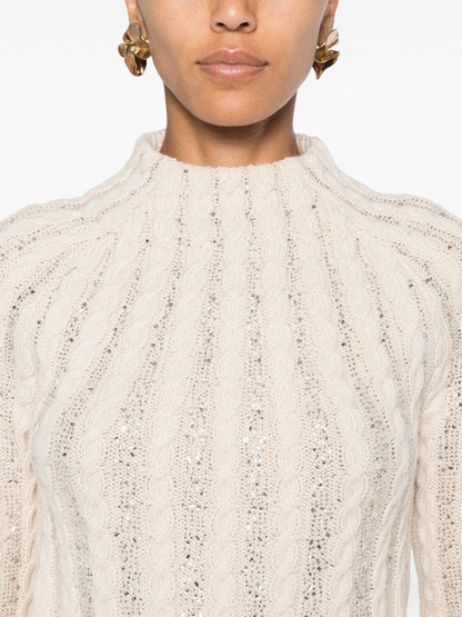 Ermanno Scervino Sweaters Beige