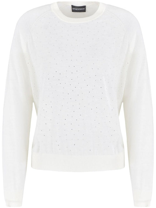 Emporio Armani Sweaters White