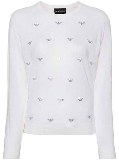 Emporio Armani Sweaters White