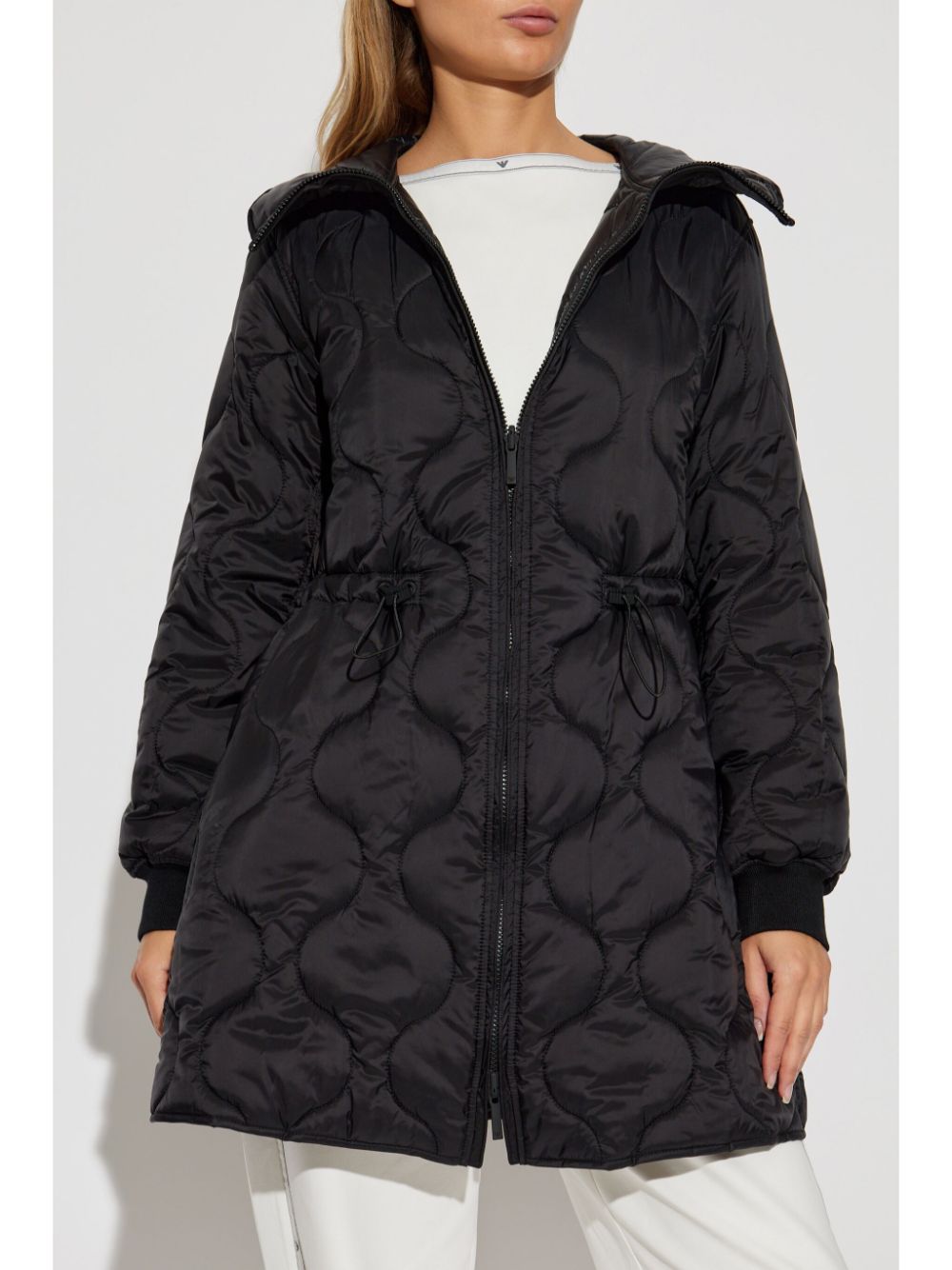 Emporio Armani Coats Black