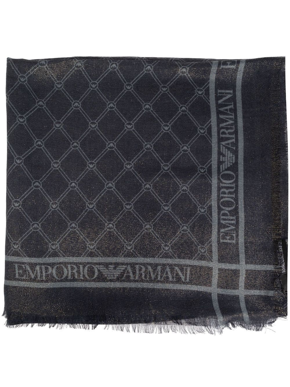 Emporio Armani Scarfs Grey