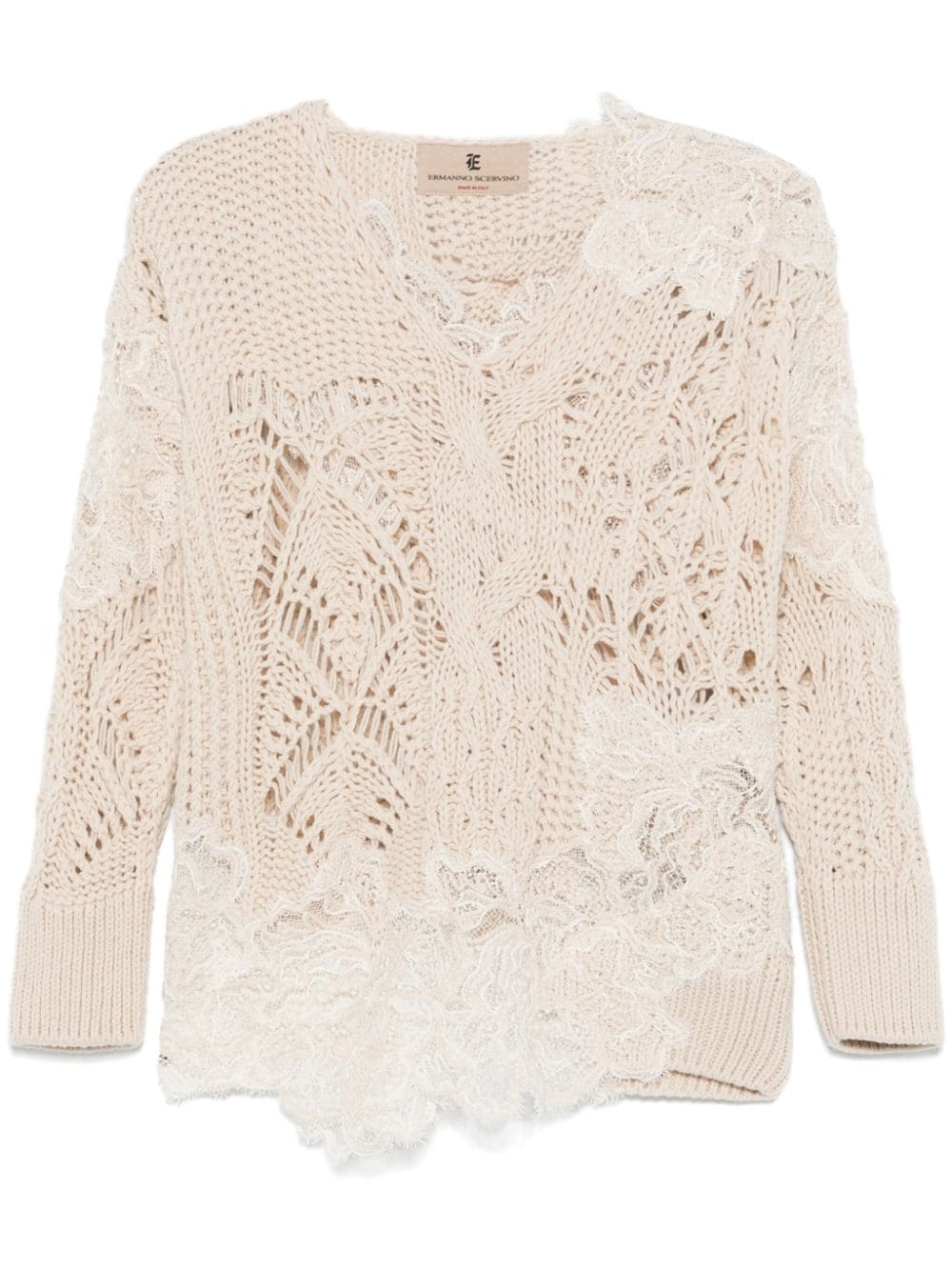 Ermanno Scervino Sweaters Beige