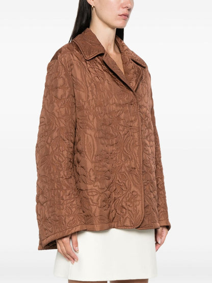 Ermanno Scervino Jackets Leather Brown