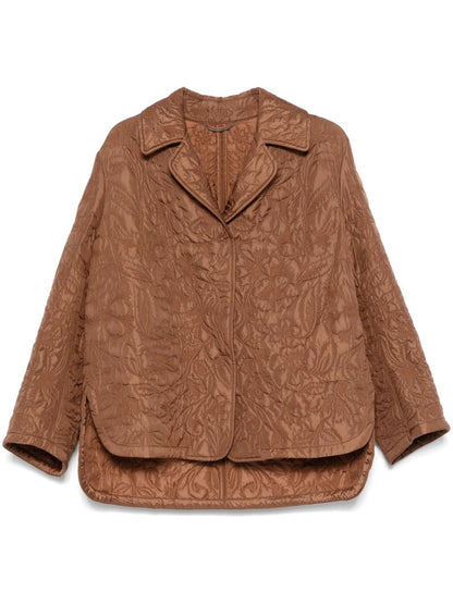 Ermanno Scervino Jackets Leather Brown