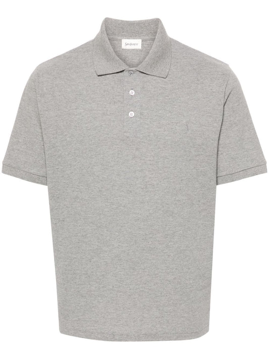 Saint Laurent  T-shirts and Polos Grey