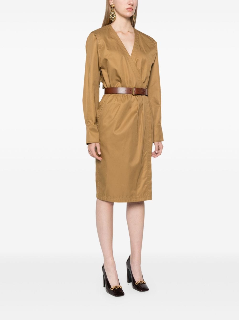 Saint Laurent  Dresses Camel