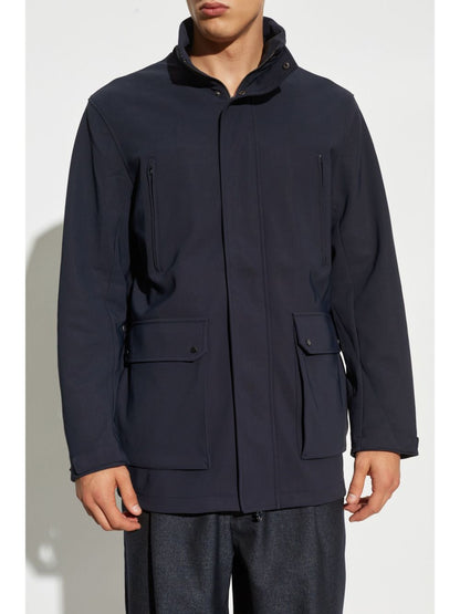 EMPORIO ARMANI CAPSULE Coats Blue