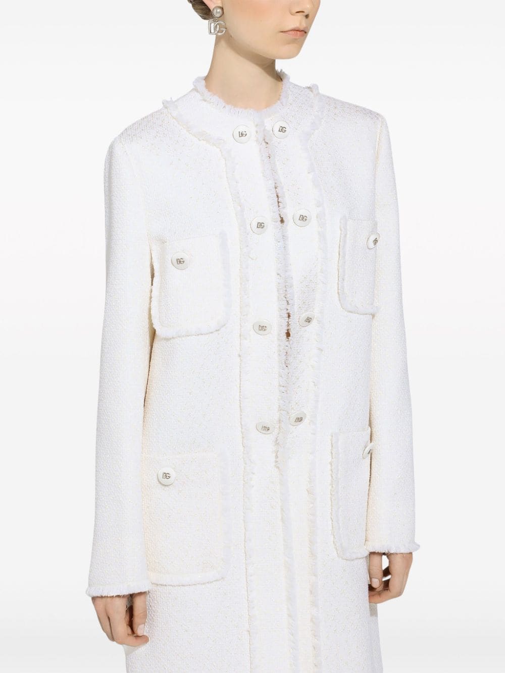 Dolce & Gabbana Coats Cream