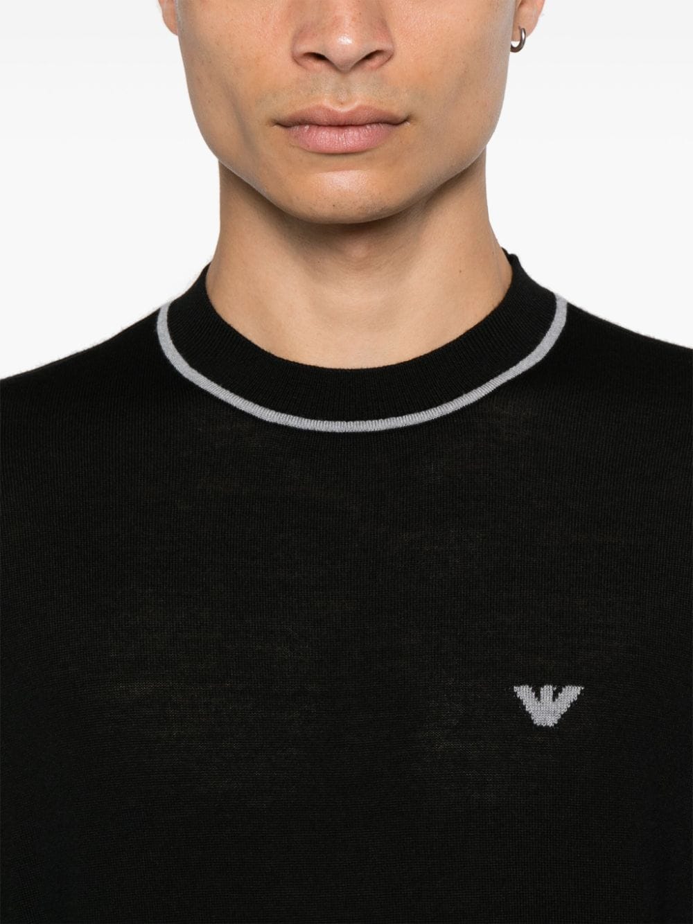 Emporio Armani Sweaters Black