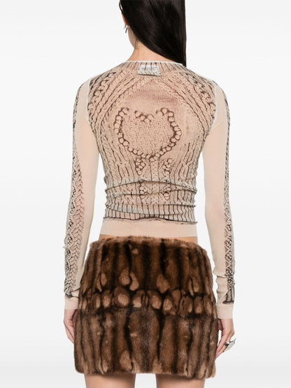 JEAN PAUL GAULTIER Top Beige