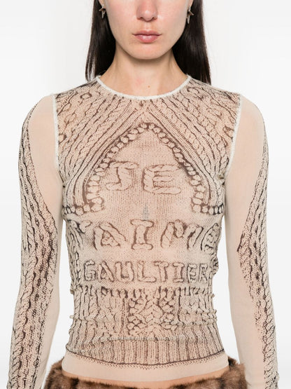 JEAN PAUL GAULTIER Top Beige