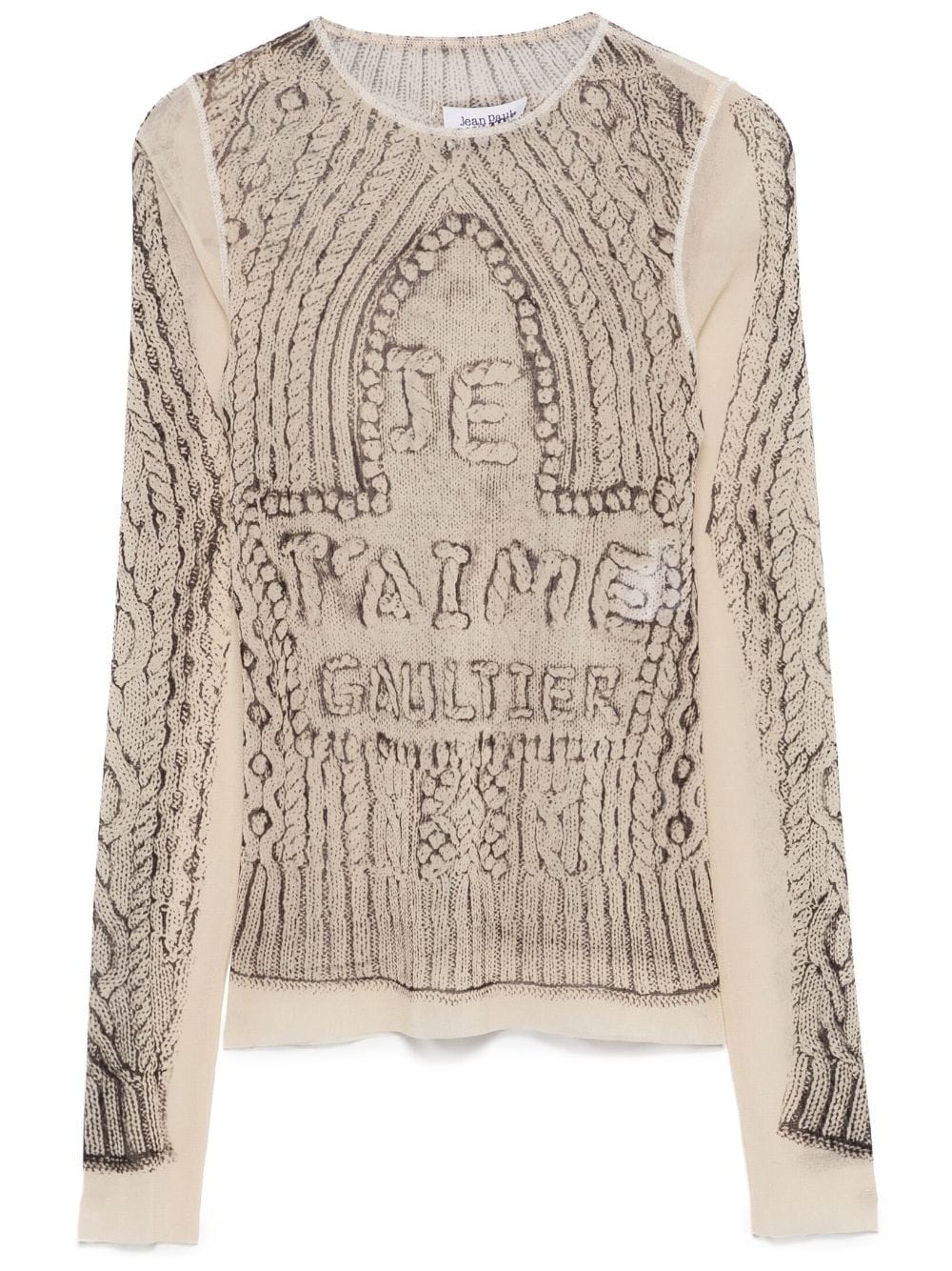 JEAN PAUL GAULTIER Top Beige