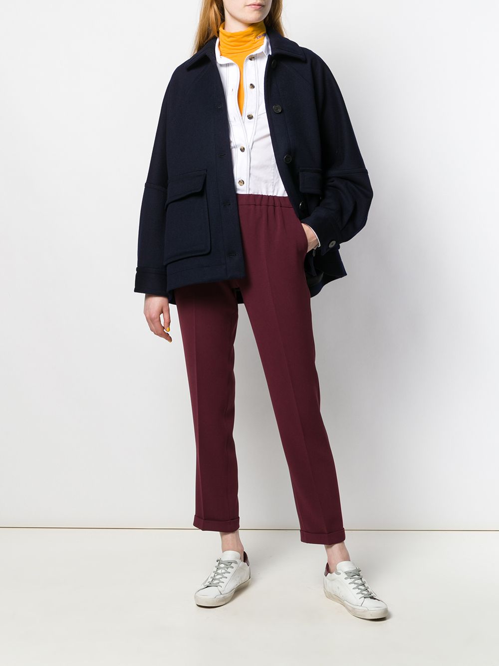 Alberto Biani Trousers Bordeaux