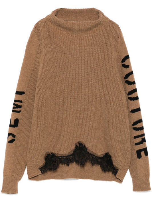 Semicouture Sweaters Beige