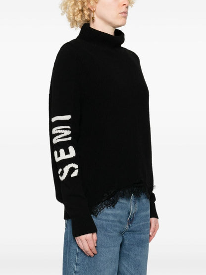 Semicouture Sweaters Black