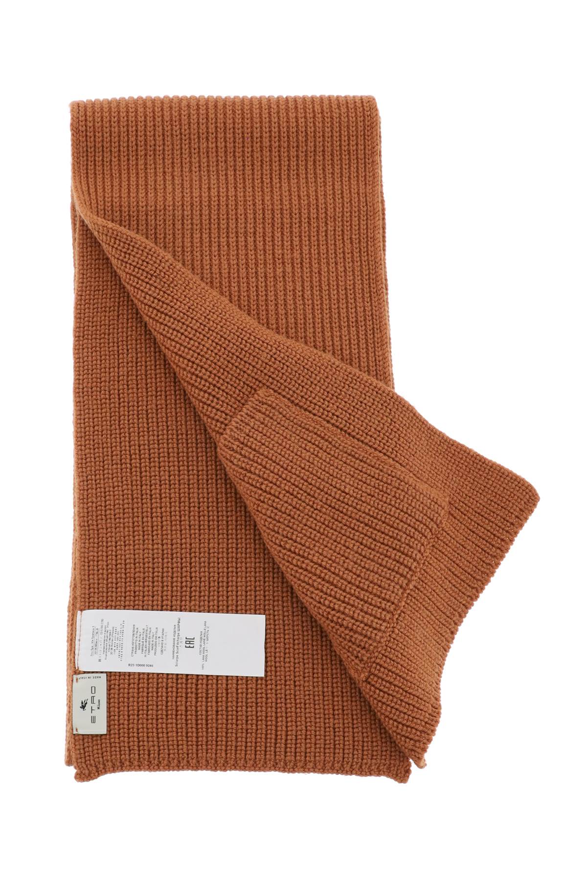 Etro ribbed wool scarf