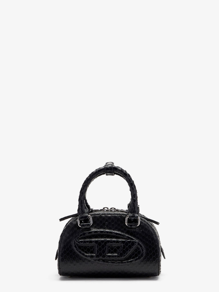 1DR Dome python leather crossbody bag