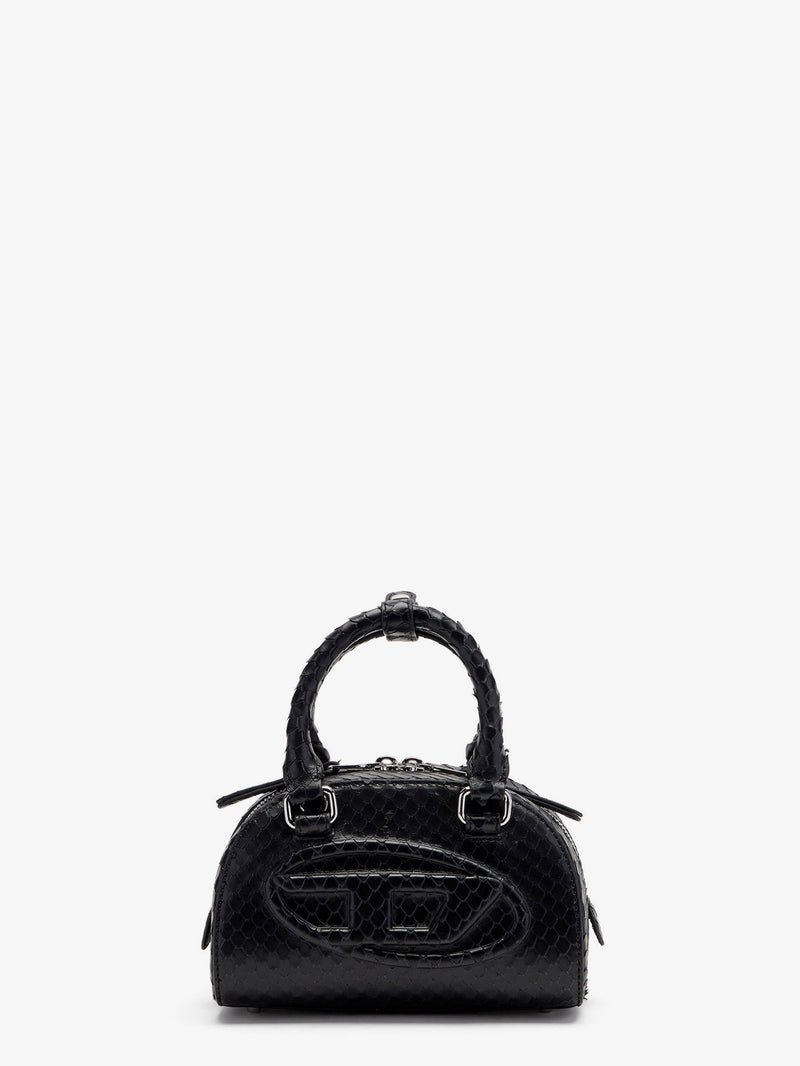 1DR Dome python leather crossbody bag