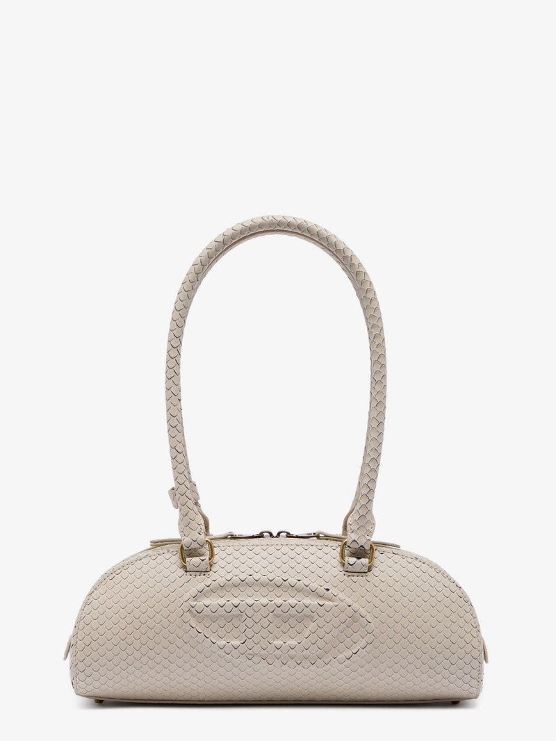 1DR python-effect leather shoulder bag