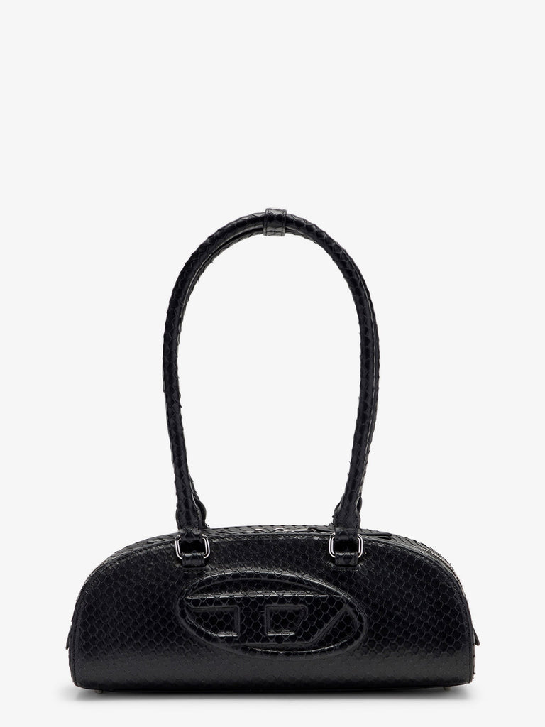 1DR python effect leather shoulder bag