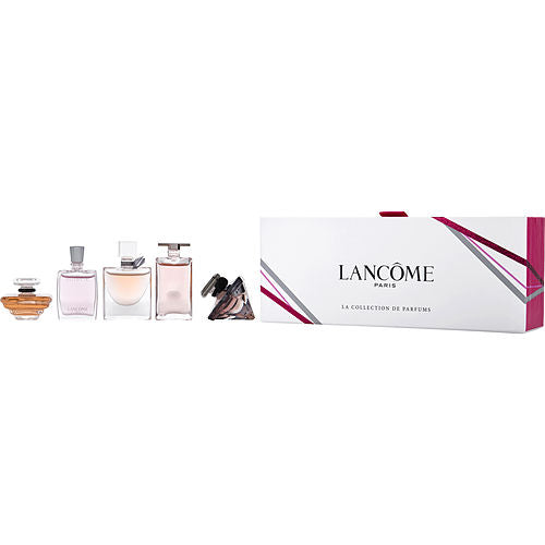 LANCOME VARIETY - 5 PIECE MINI VARIETY WITH TRESOR & MIRACLE & LA NUIT TRESOR & LA VIE EST BELLE & IDOLE AND ALL ARE EAU DE PARFUM MINIS