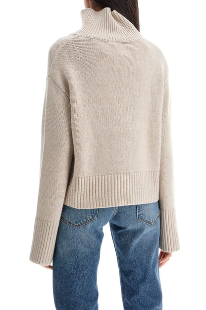 Lisa Yang high-necked fleur sweater