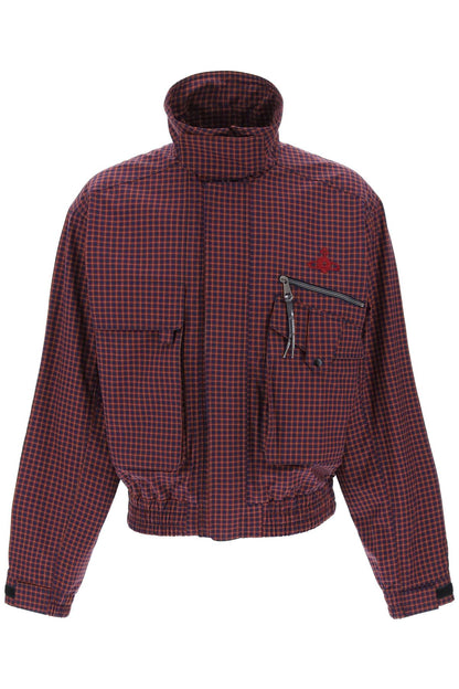 Vivienne Westwood micro tartan memphis bomber jacket