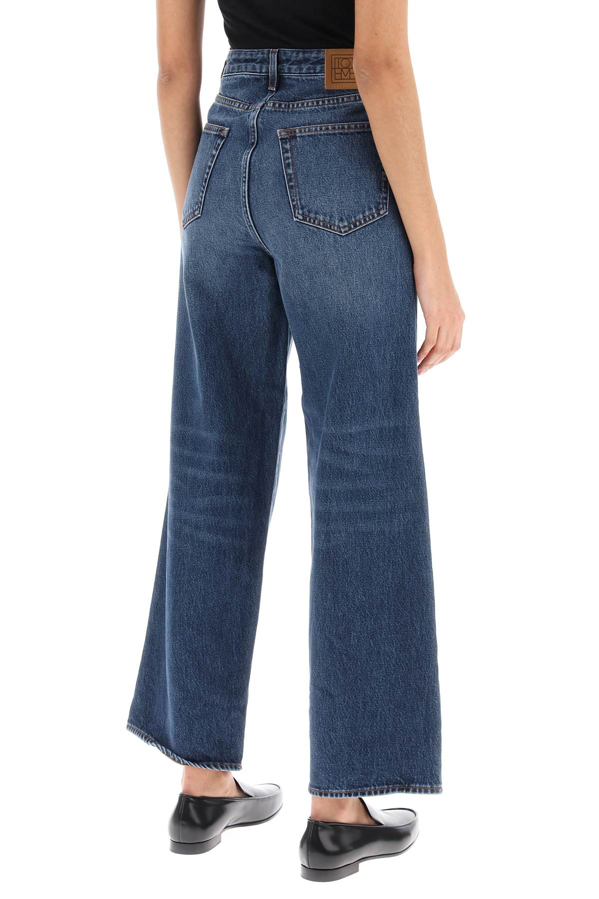 Toteme cropped flare jeans