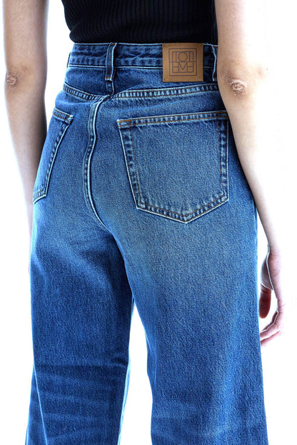 Toteme cropped flare jeans