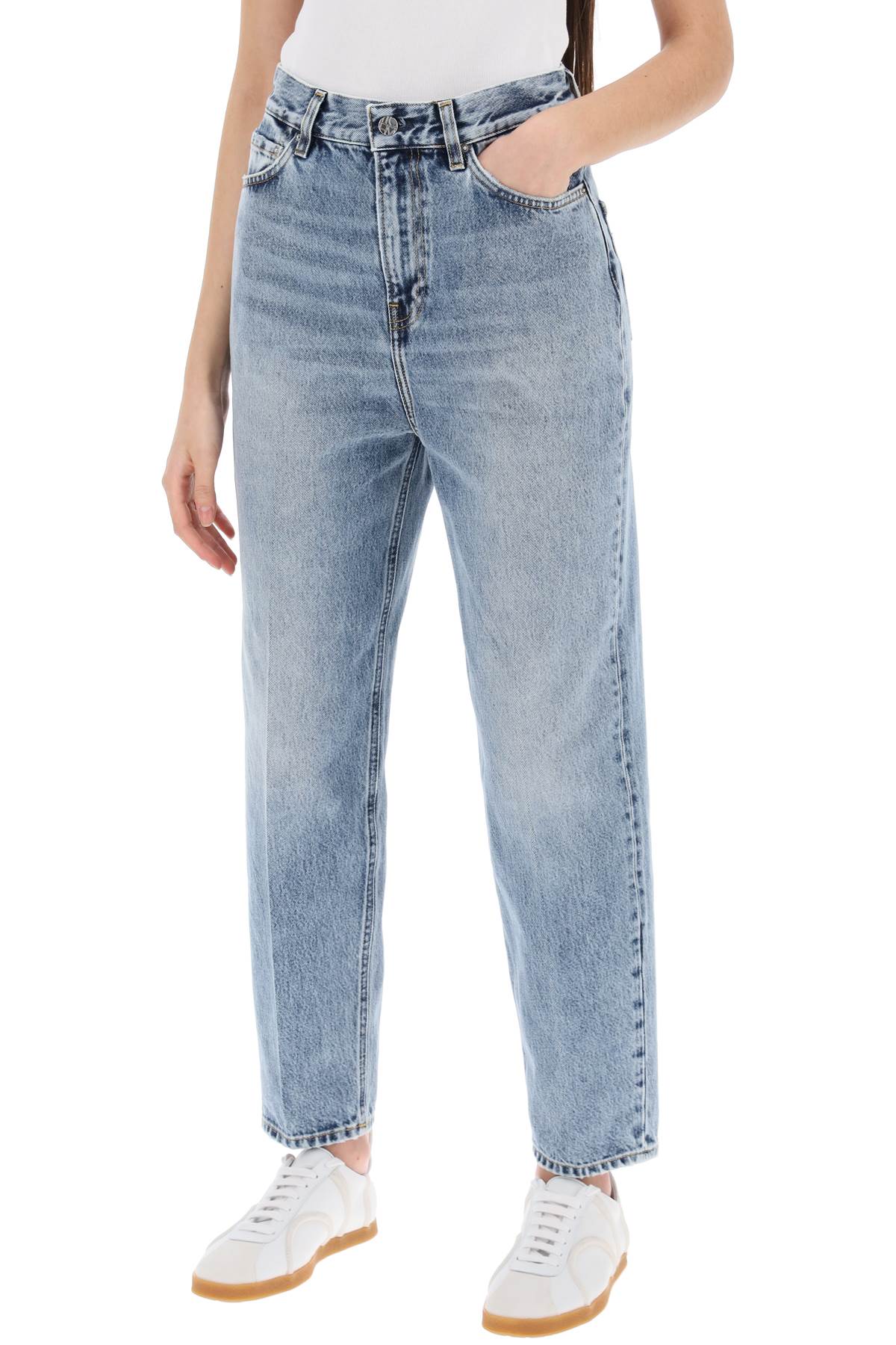 Toteme organic denim tapered jeans