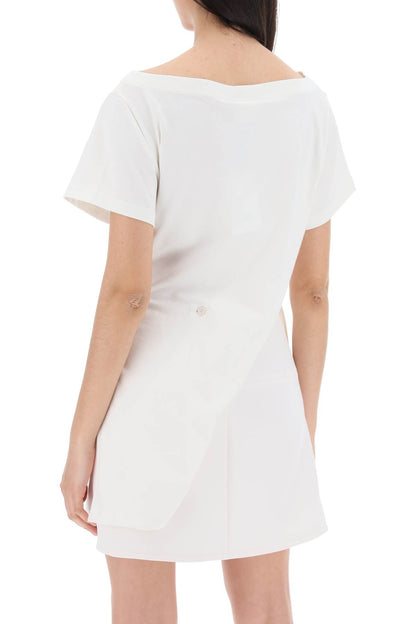 Courreges twisted body t-shirt