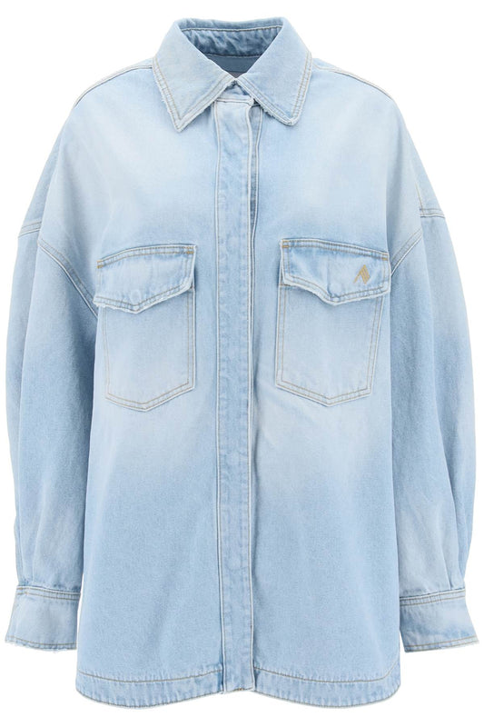 The Attico oversized denim overshirt