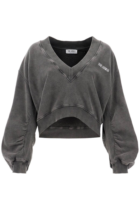 The Attico 'oversized v-neck sweatshirt