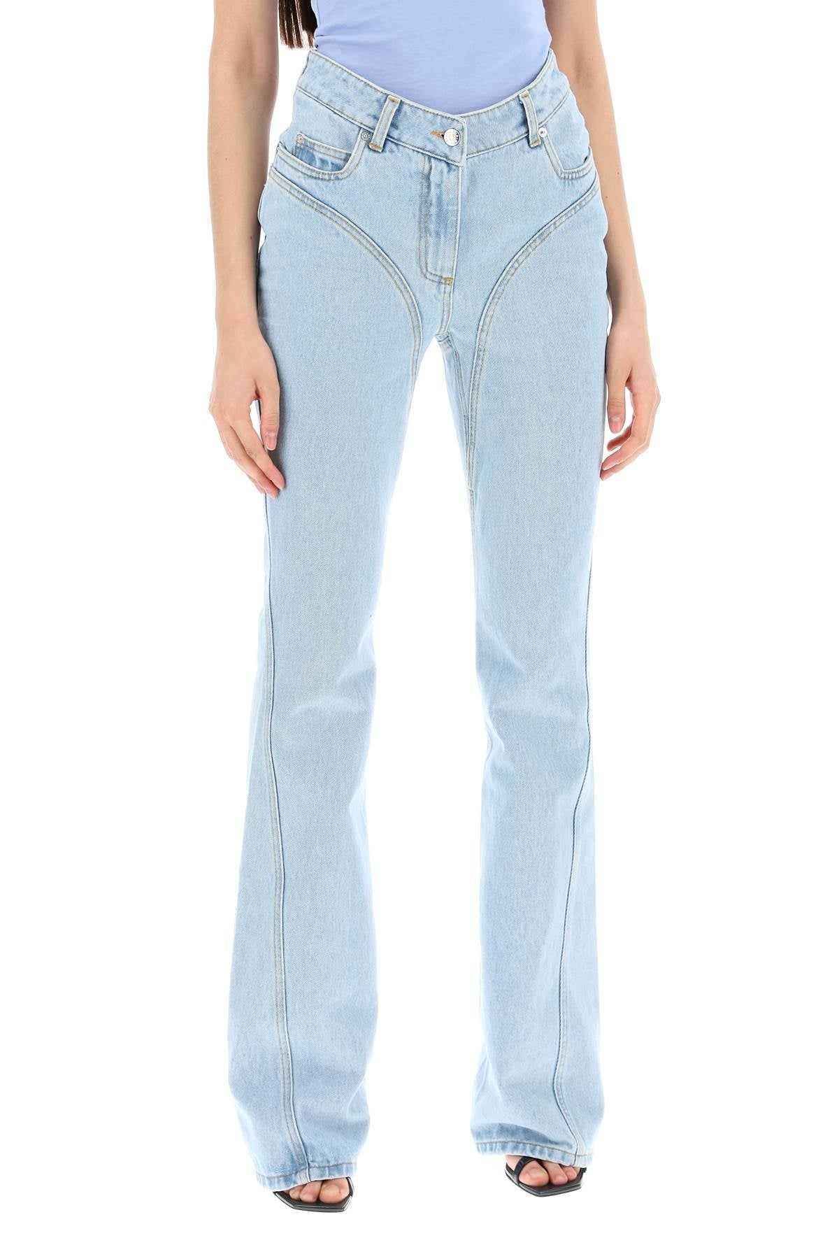 Mugler skinny flared jeans