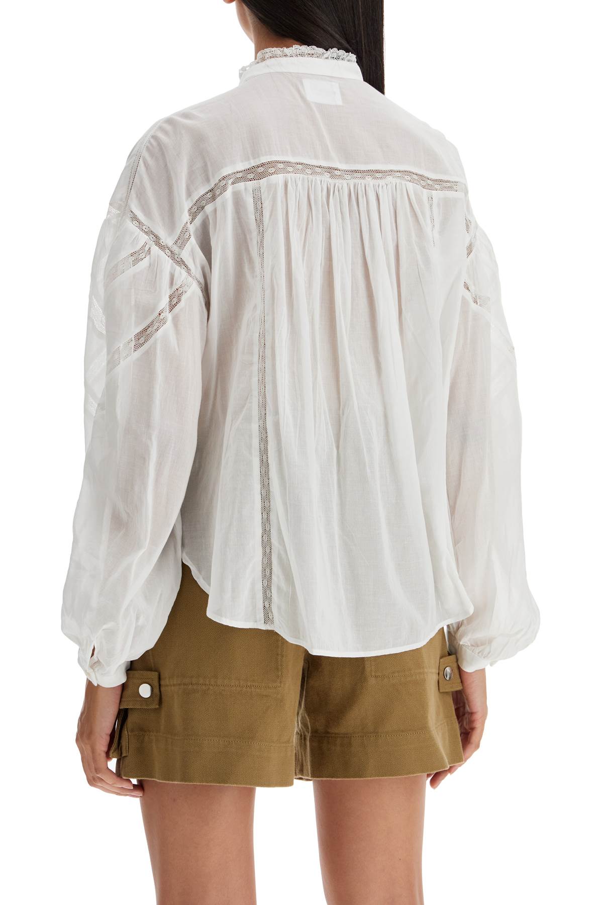 Isabel Marant Etoile Cotton Gelma Blouse For   White