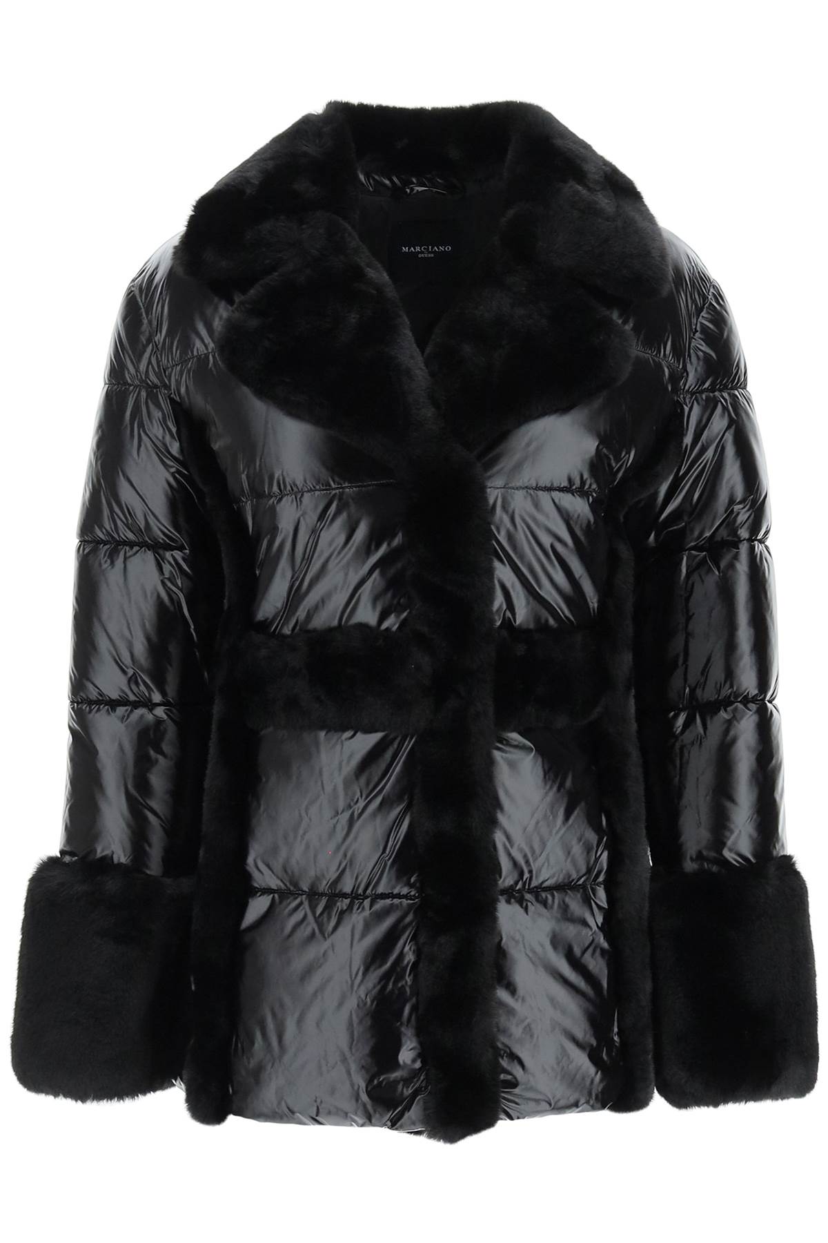 Marciano By Guess puffer jacket with faux fur details