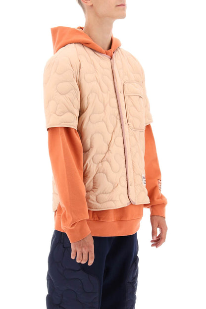 Moncler X Salehe Bembury short-sleeved quilted jacket