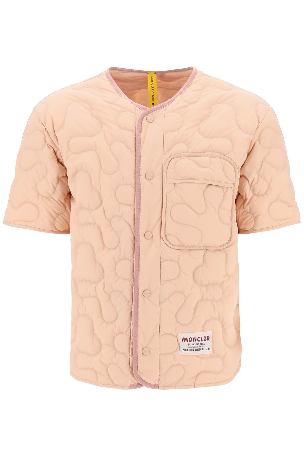 Moncler X Salehe Bembury short-sleeved quilted jacket