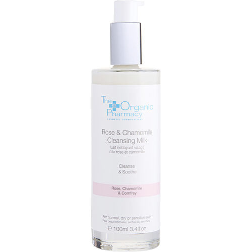 The Organic Pharmacy - Rose & Chamomile Cleansing Milk - For Sensitive Skin  --100ml/3.3oz