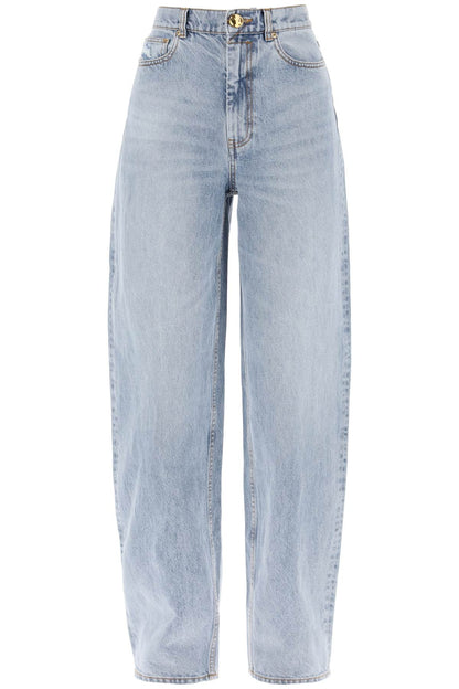 Zimmermann Replace With Double Quotecurved Leg Natural Jeans For   Light Blue