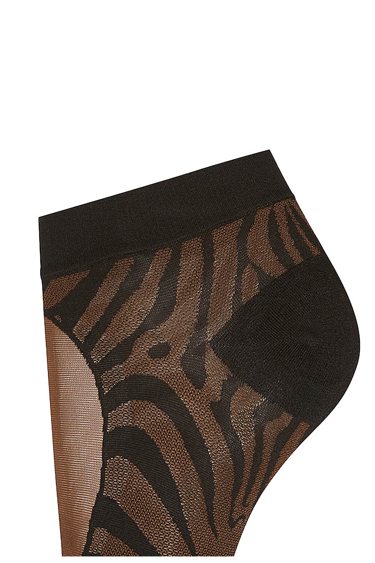 GCDS X Wolford animalier socks