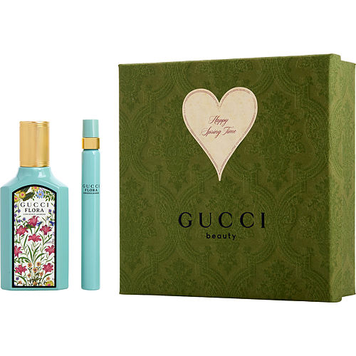 GUCCI FLORA GORGEOUS JASMINE - EAU DE PARFUM SPRAY 1.6 OZ & EAU DE PARFUM SPRAY 0.33 OZ MINI